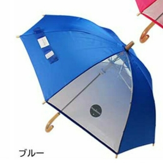 アンパサンド(ampersand)のSサイズ45cm ブルー　傘　アンパサンド(傘)