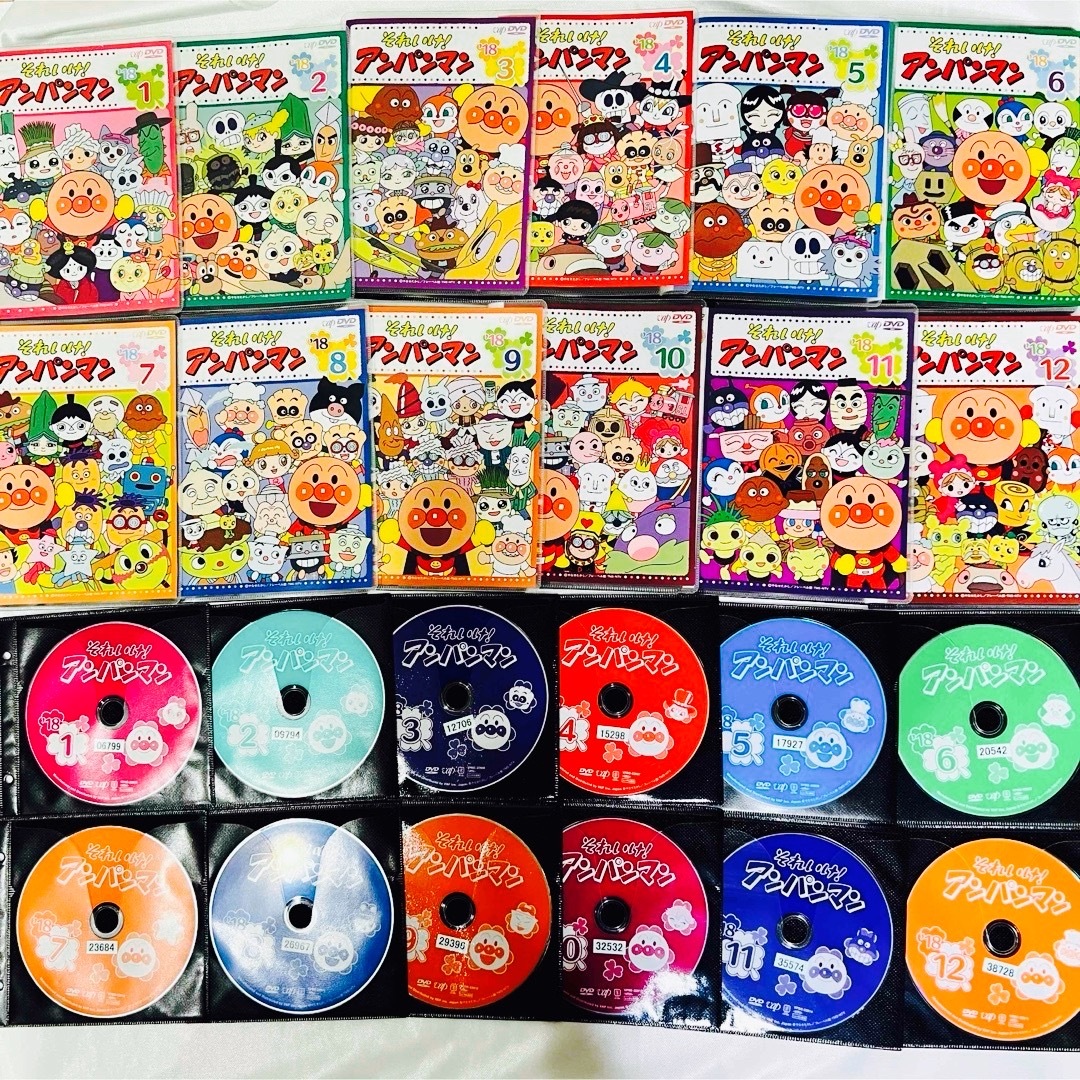 【全巻セット】アンパンマン テレビシリーズ  '18 DVD 12枚セット エンタメ/ホビーのDVD/ブルーレイ(キッズ/ファミリー)の商品写真