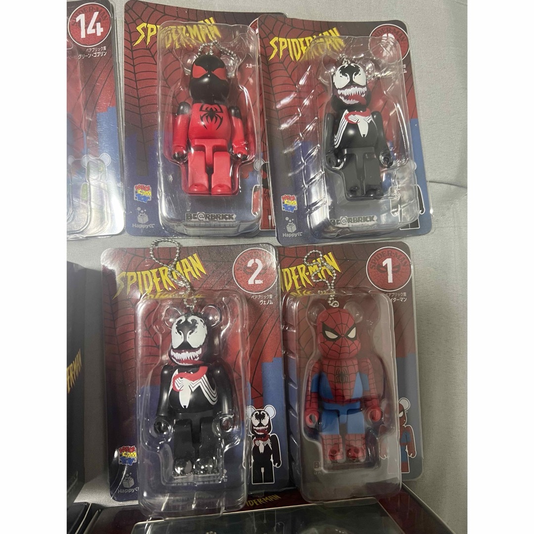 BE@RBRICK(ベアブリック)のSPIDER-MAN + X-men Happyくじ「BE@RBRICK」 ハンドメイドのおもちゃ(フィギュア)の商品写真