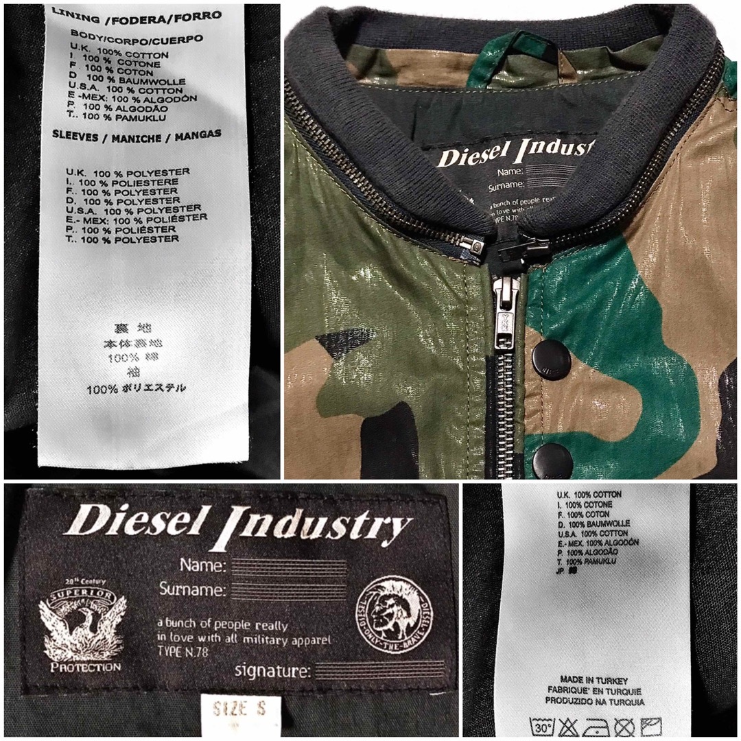 DIESEL(ディーゼル)の美品 DIESEL 送料込 ディーゼル 定価5万円程 ミリタリー ジャケット メンズのジャケット/アウター(ミリタリージャケット)の商品写真