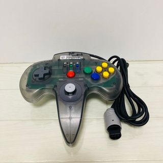 ニンテンドウ64(NINTENDO 64)のNintendo64　コントローラー　ホリコマンダー　クリアグレー(その他)