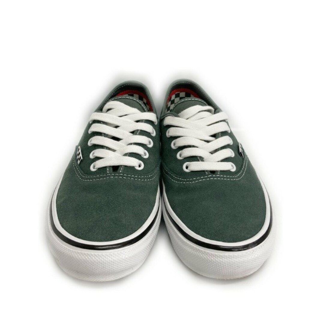 VANS(ヴァンズ)の★VANS ヴァンズ SKATEBOADING POPCUSH AUTHENTIC スウェードスニーカー グリーン size26.5cm メンズの靴/シューズ(スニーカー)の商品写真