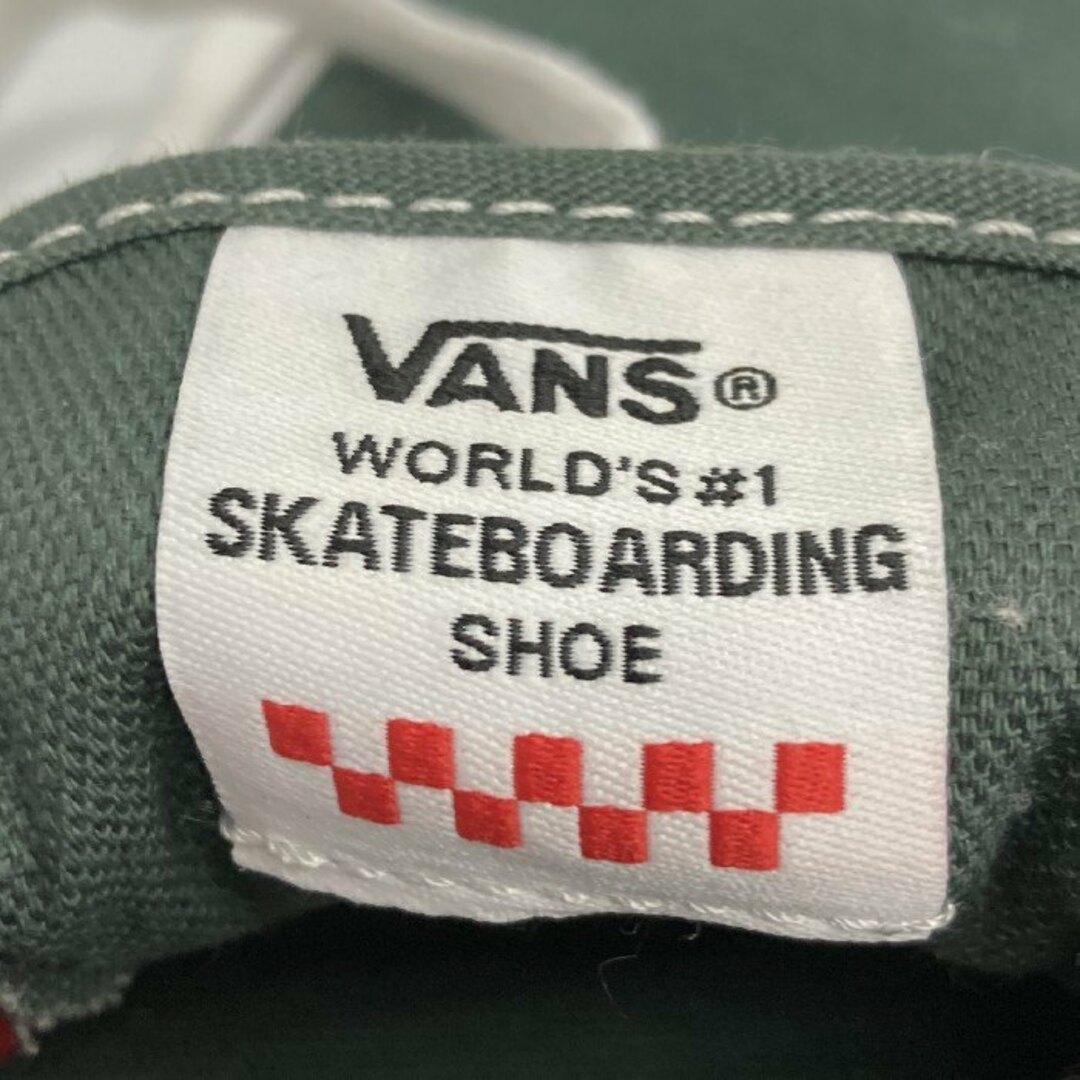 VANS(ヴァンズ)の★VANS ヴァンズ SKATEBOADING POPCUSH AUTHENTIC スウェードスニーカー グリーン size26.5cm メンズの靴/シューズ(スニーカー)の商品写真