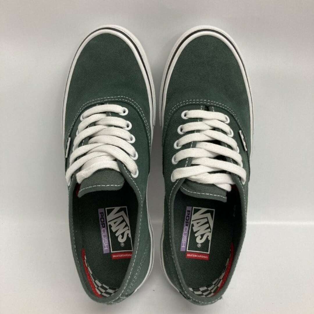 VANS(ヴァンズ)の★VANS ヴァンズ SKATEBOADING POPCUSH AUTHENTIC スウェードスニーカー グリーン size26.5cm メンズの靴/シューズ(スニーカー)の商品写真