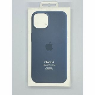 アップル(Apple)の【純正新品】iPhone 14 シリコーンケース ストームブルー(その他)