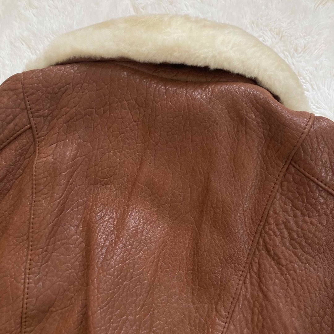 VINTAGE(ヴィンテージ)のvintage フライトレザージャケット B-3 羊革 G-1 A-2 茶 M メンズのジャケット/アウター(フライトジャケット)の商品写真