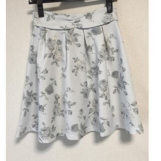 ミッシュマッシュ(MISCH MASCH)のミッシュマッシュ 花柄スカート ブルー(ミニスカート)