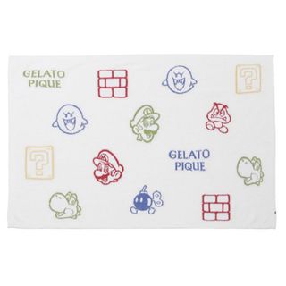 ジェラートピケ(gelato pique)の【ジェラートピケ】【マリオコラボ】ベビモコアソートジャガードブランケット(おくるみ/ブランケット)