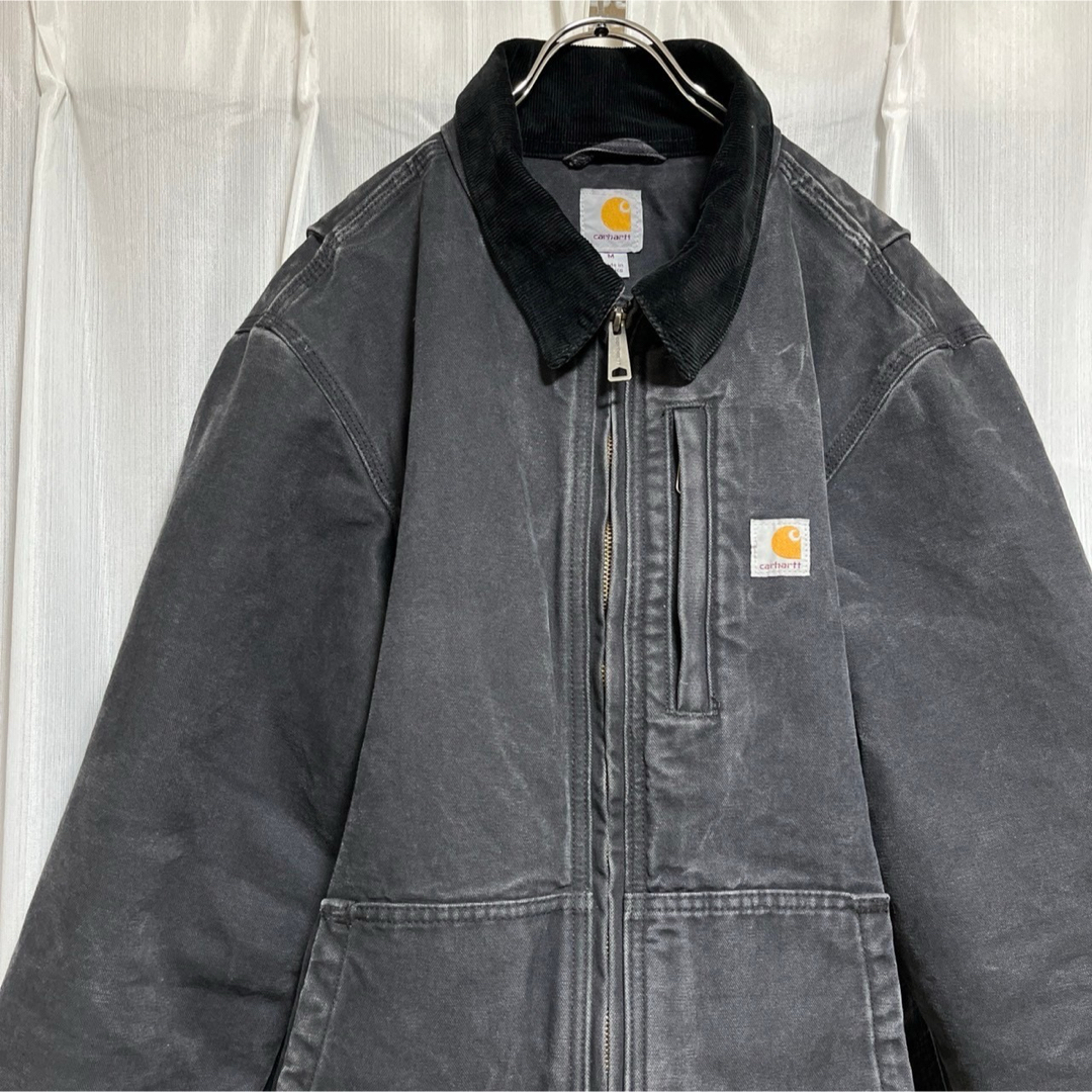 carhartt(カーハート)の【鬼フェード】雰囲気抜群 Carhartt カーハート ブルゾン ブラック M メンズのジャケット/アウター(ブルゾン)の商品写真