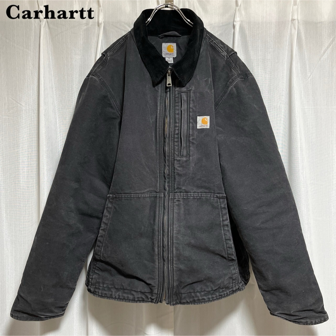 carhartt(カーハート)の【鬼フェード】雰囲気抜群 Carhartt カーハート ブルゾン ブラック M メンズのジャケット/アウター(ブルゾン)の商品写真