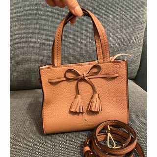 ケイトスペードニューヨーク(kate spade new york)のケイトスペード　ミニバッグ　ダスティピンク(ハンドバッグ)