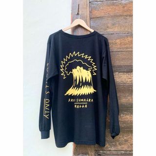 長袖Tシャツ ロンT 背面プリント サーフィン サーファーファッション 波乗り(Tシャツ/カットソー(七分/長袖))