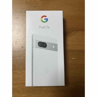 グーグルピクセル(Google Pixel)の【新品未使用 】Google Pixel7a 128GB Snow ホワイト(スマートフォン本体)
