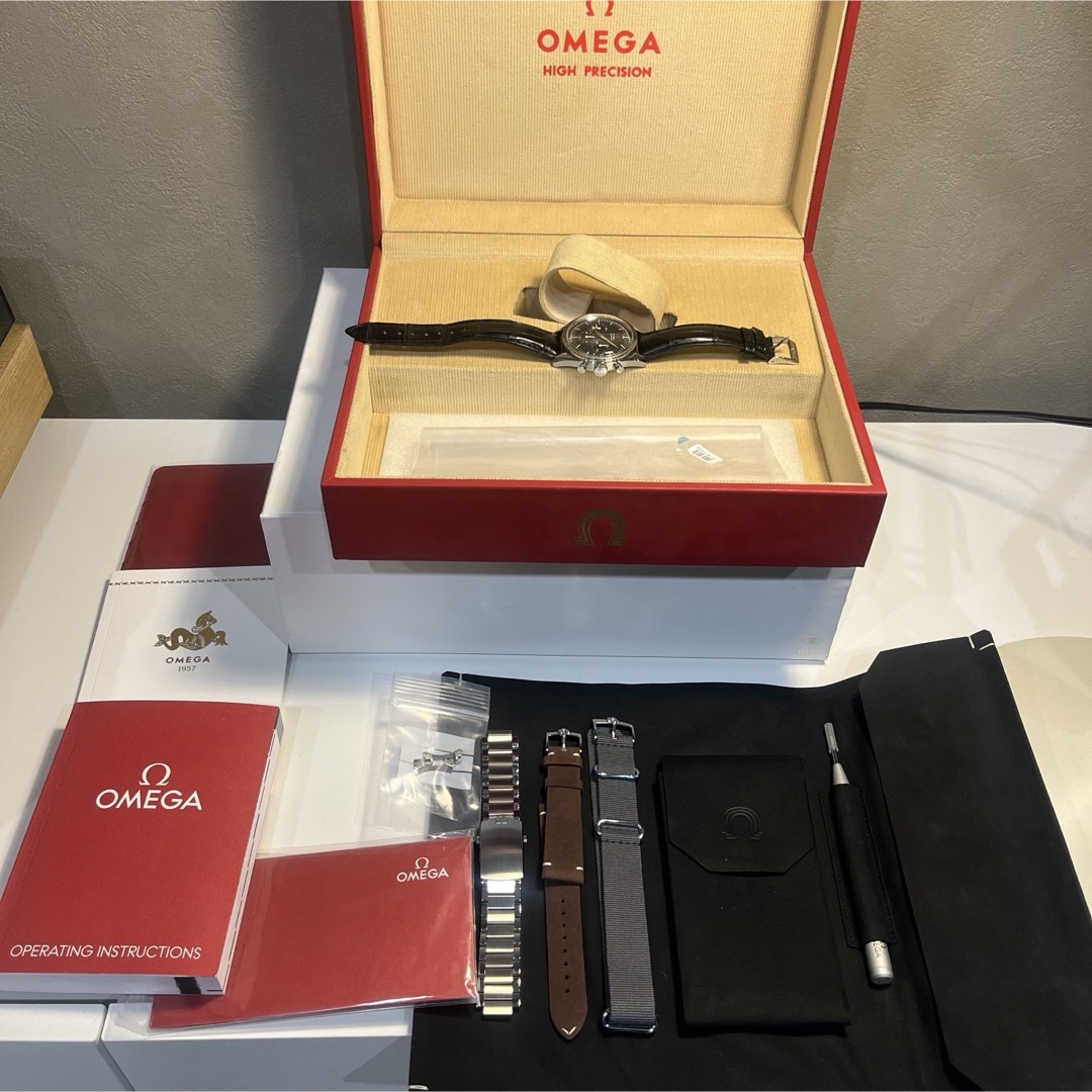 OMEGA(オメガ)の【2022メンテ済】オメガ スピードマスター 1957 トリロジー　omega メンズの時計(腕時計(アナログ))の商品写真