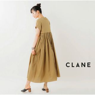 クラネ(CLANE)の【CLANEクラネ】バックフリルワンピース　ロングワンピース　レディース　M(ロングワンピース/マキシワンピース)