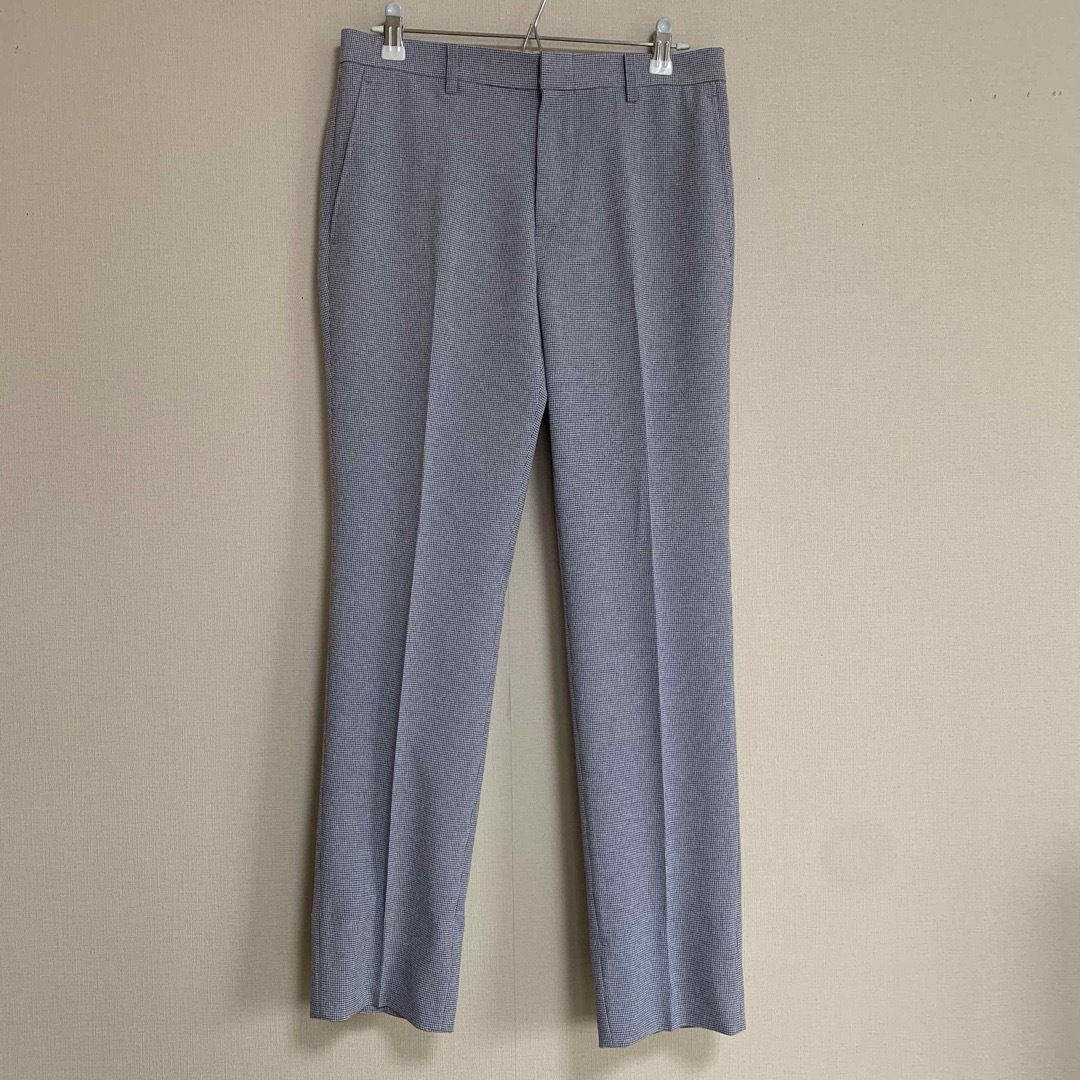 青山(アオヤマ)のアーバンセッター  美品 76 メンズ パンツ スラックス 格子柄 薄手 春 夏 メンズのパンツ(スラックス)の商品写真