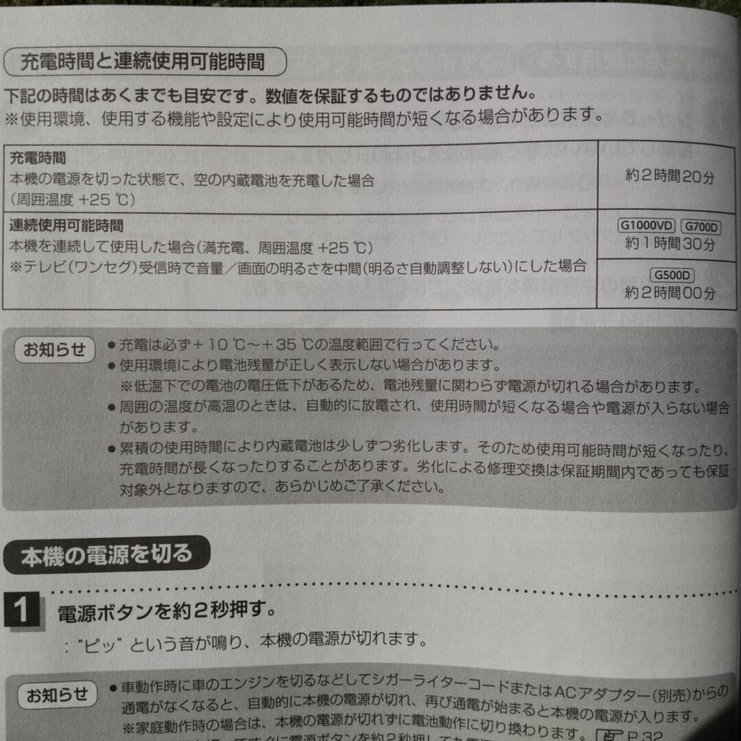 Panasonic(パナソニック)のパナソニック ゴリラ CN-G1000VD 2016年製 ポータブルカーナビ 自動車/バイクの自動車(カーナビ/カーテレビ)の商品写真