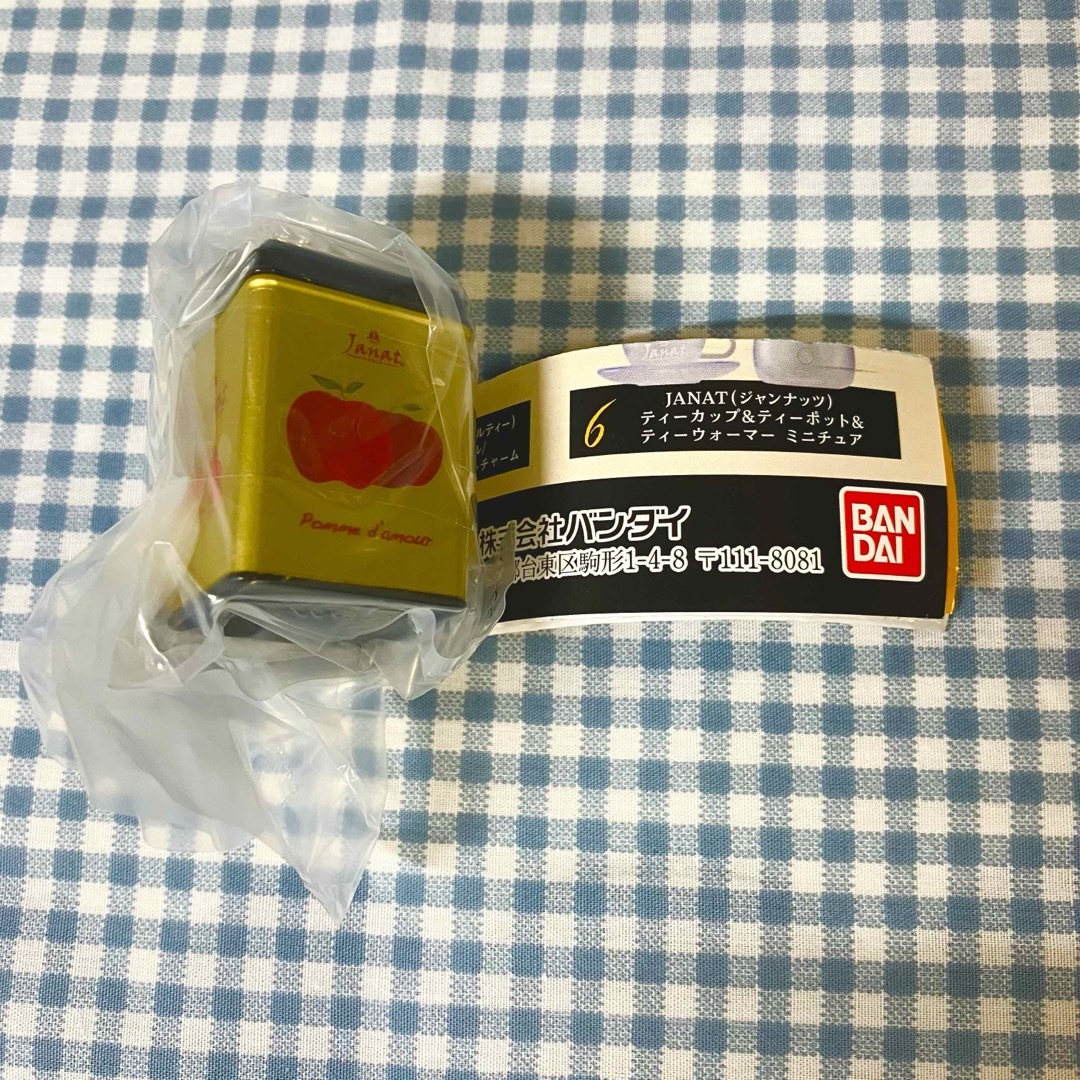 BANDAI(バンダイ)のジャンナッツ　紅茶　ミニチュア　ガチャガチャ エンタメ/ホビーのエンタメ その他(その他)の商品写真