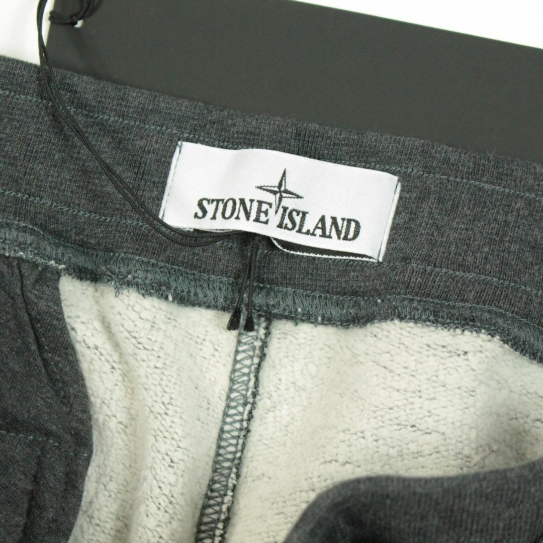 STONE ISLAND(ストーンアイランド)のSTONE ISLAND　スウェット カーゴパンツ　ロゴパッチ　グレー　サイズL メンズのパンツ(ワークパンツ/カーゴパンツ)の商品写真