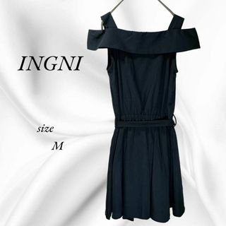 イング(INGNI)の★イングINGNI★2wayオフショルダーワンピース　膝丈スカート　M(ひざ丈ワンピース)