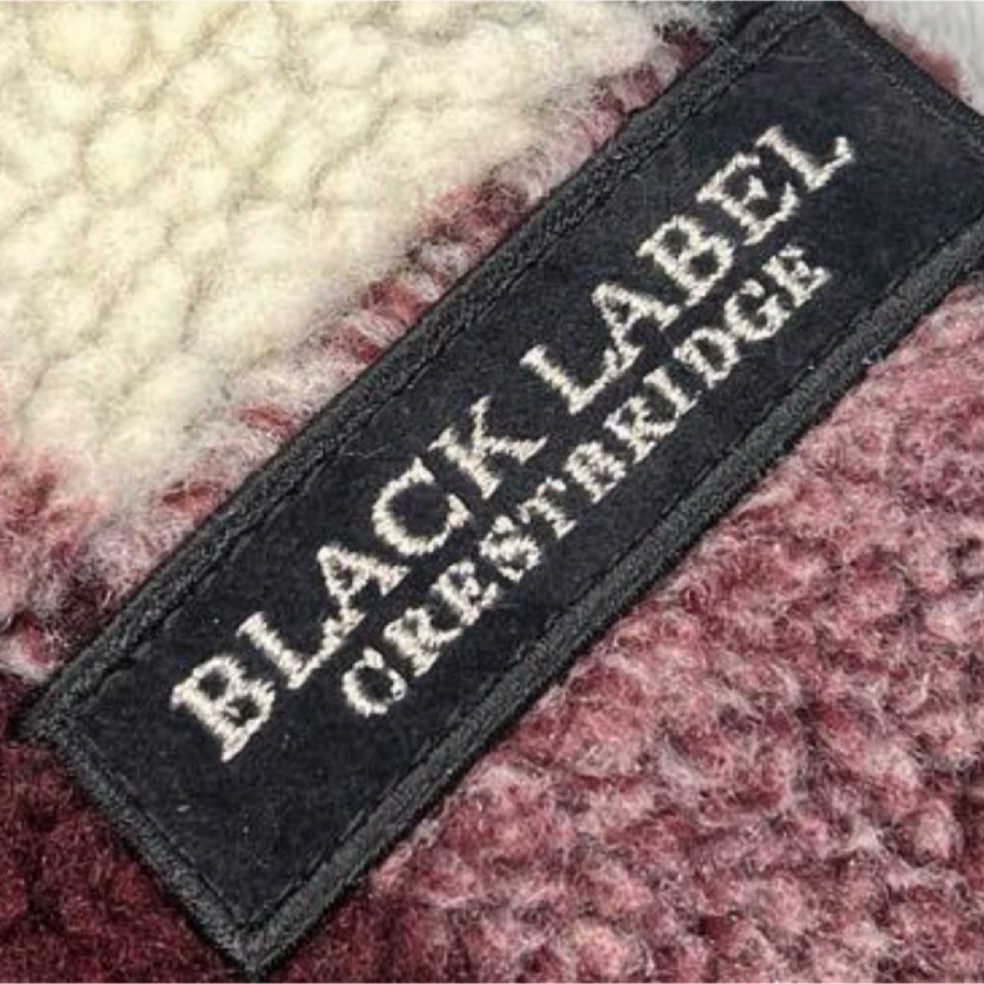 BURBERRY BLACK LABEL(バーバリーブラックレーベル)のブラックレーベルクレストブリッジ送料無料ボアジャケット　ノバチェック　Mサイズ メンズのジャケット/アウター(ブルゾン)の商品写真