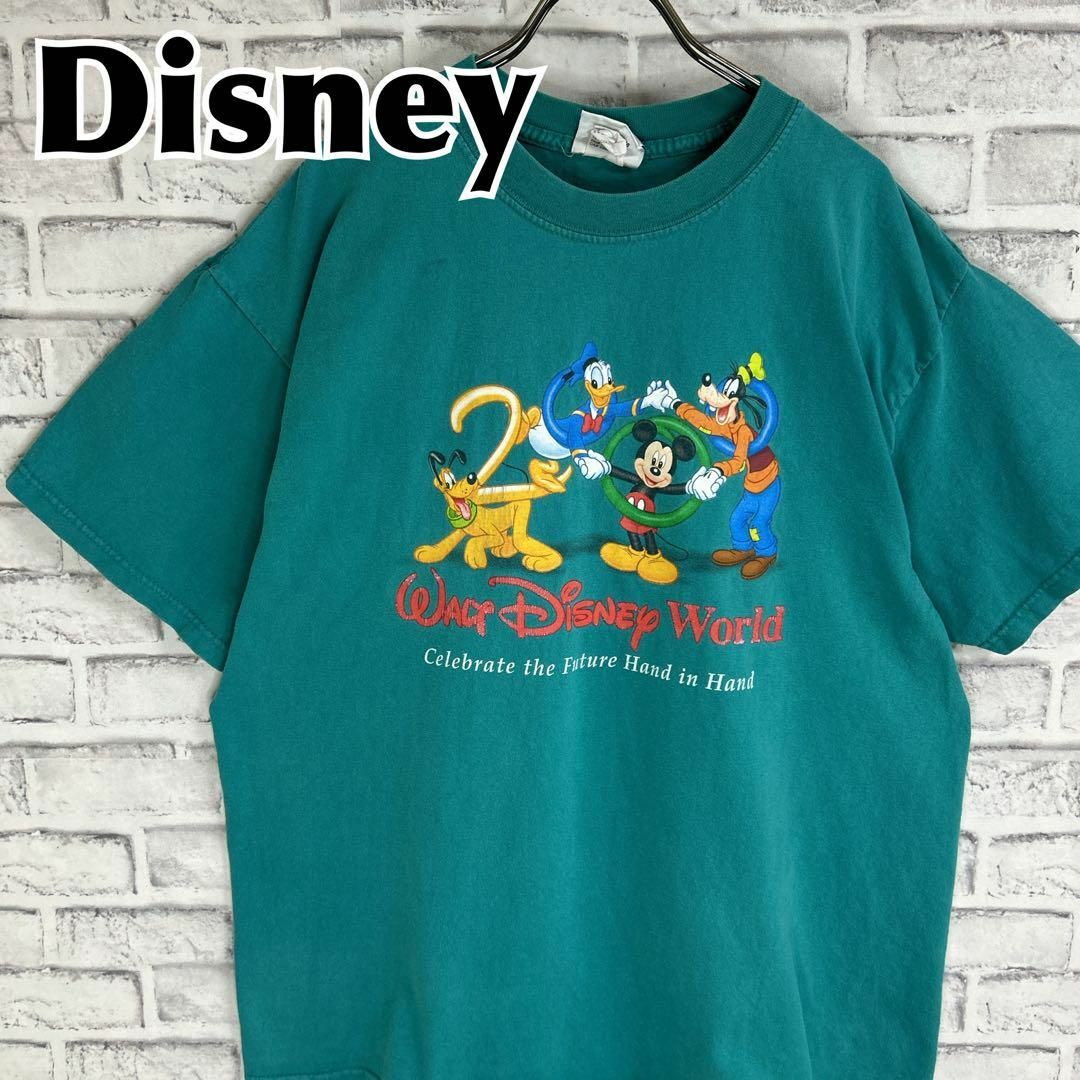 Disney(ディズニー)のDisney ディズニー WDW 2000 ヴィンテージ Tシャツ 半袖 輸入品 メンズのトップス(Tシャツ/カットソー(半袖/袖なし))の商品写真