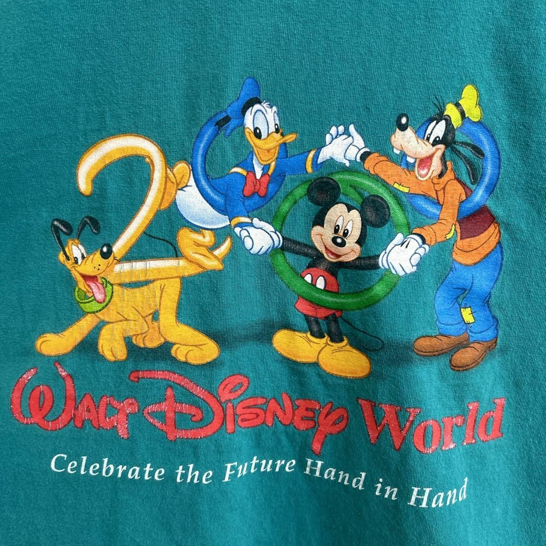 Disney(ディズニー)のDisney ディズニー WDW 2000 ヴィンテージ Tシャツ 半袖 輸入品 メンズのトップス(Tシャツ/カットソー(半袖/袖なし))の商品写真