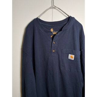 カーハート(carhartt)の【USA輸入】カーハート ヘンリーネック オーバーサイズ ロンT(Tシャツ/カットソー(七分/長袖))