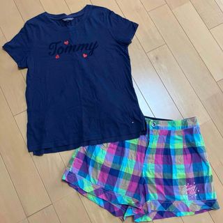 トミー(TOMMY)のトミー　tommy ショートパンツ　tシャツ レディース　M 半袖(Tシャツ(半袖/袖なし))