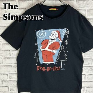 シンプソン(SIMPSON)のThe Simpsons シンプソンズ サンタ クリスマス キャラTシャツ 半袖(Tシャツ/カットソー(半袖/袖なし))