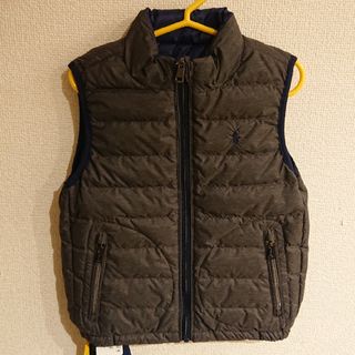 ポロラルフローレン(POLO RALPH LAUREN)の新品未使用タグ付 ポロラルフローレン リバーシブルダウンベスト4T110cm(ジャケット/上着)