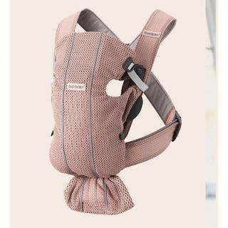 ベビービョルン(BABYBJORN)の【箱、取説付き】ベビービョルン　ベビーキャリアミニ　メッシュ　ダスティピンク(抱っこひも/おんぶひも)