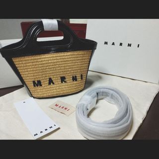 マルニ(Marni)のMARNI トロピカリア　大人気カゴバック　春　美品(かごバッグ/ストローバッグ)