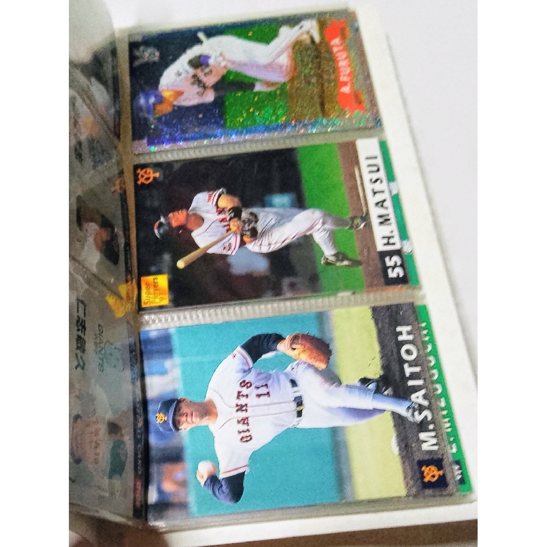 カルビー(カルビー)のカルビー 1998 プロ野球チップス ベースボールカード ３６枚＋カードホルダー スポーツ/アウトドアの野球(記念品/関連グッズ)の商品写真