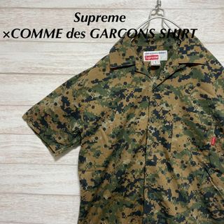 シュプリーム(Supreme)のSupreme×COMME  des GARCONS SHIRT 半袖シャツ(シャツ)