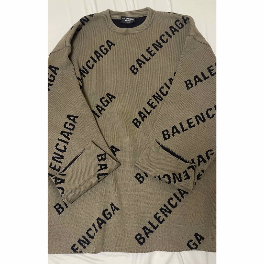 Balenciaga(バレンシアガ)のbalenciaga ロゴニット　セーター メンズのトップス(ニット/セーター)の商品写真