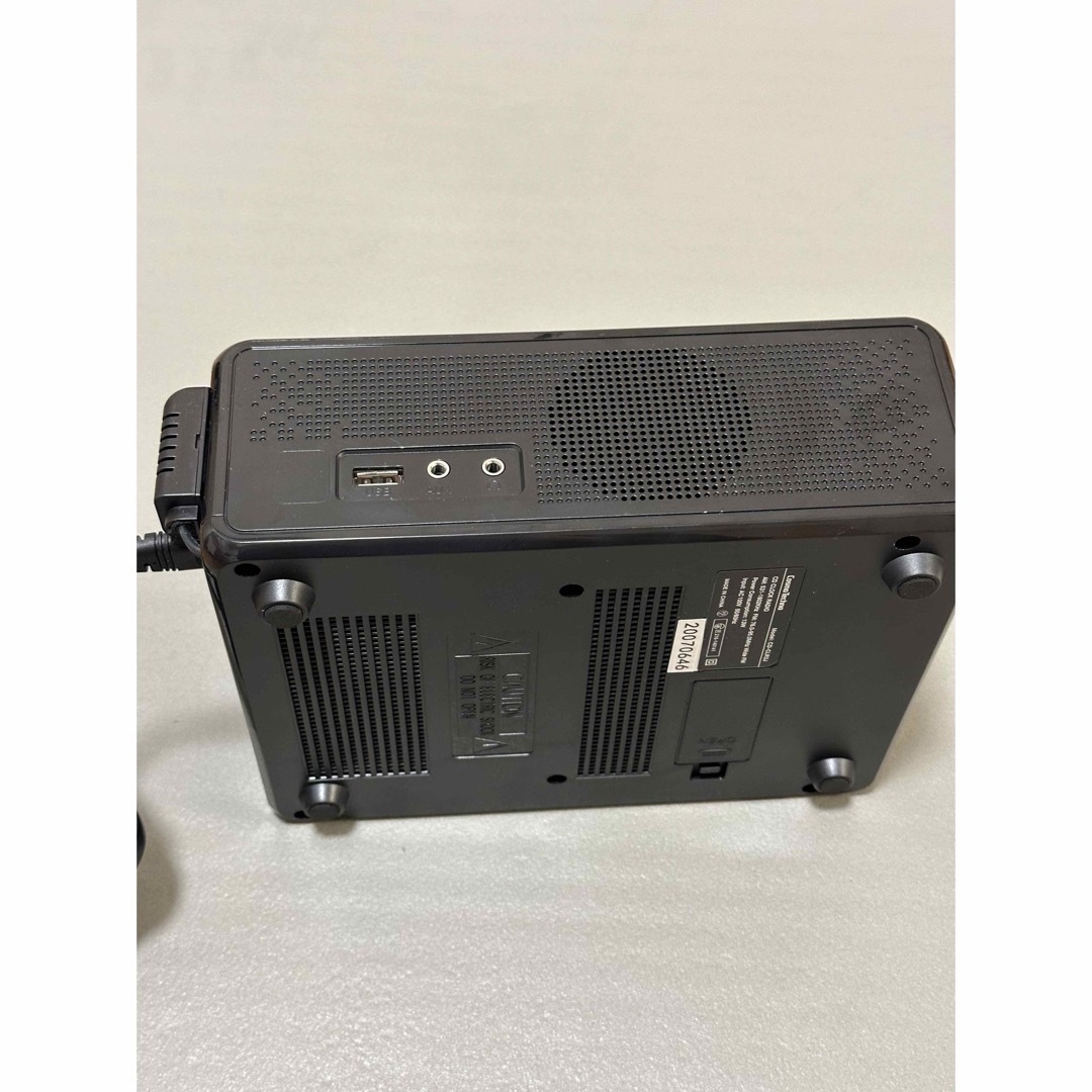 【CDクロックラジオ】Bluetooth高音質スピーカー スマホ/家電/カメラのオーディオ機器(その他)の商品写真