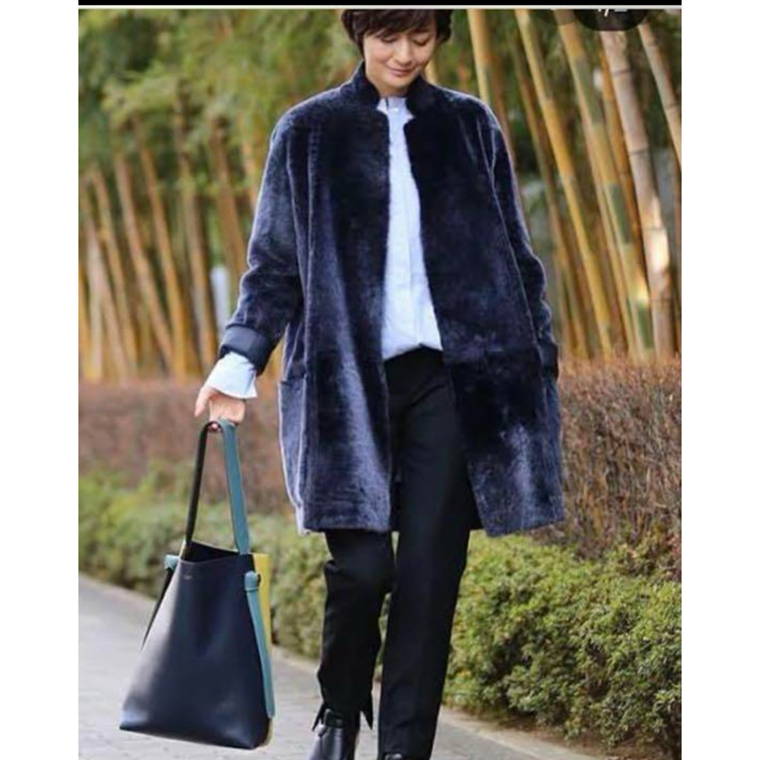 celine - セリーヌ ムートンコート滝沢眞規子の通販 by moon's shop celine - セリーヌ ムートンコート滝沢眞規子の通販 by moon's shop