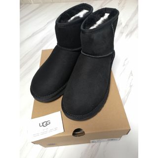 アグ(UGG)のアグ ブーツ UGG 26センチ US9 ムートンブーツ ブラック 新品(ブーツ)