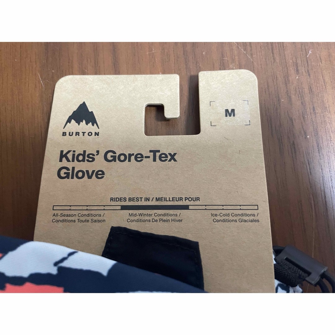 BURTON(バートン)の新品　バートン　GORE-TEX キッズ　5本指グローブ スポーツ/アウトドアのスノーボード(その他)の商品写真