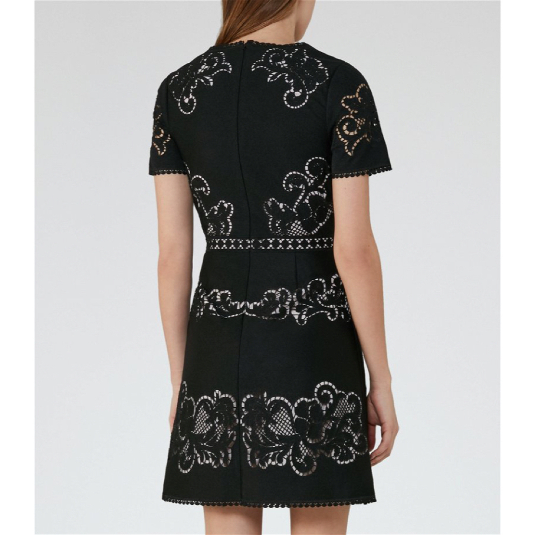 REISS(リース)のREISS / Tinley Lace Dress スカラップワンピース ドレス レディースのワンピース(ひざ丈ワンピース)の商品写真