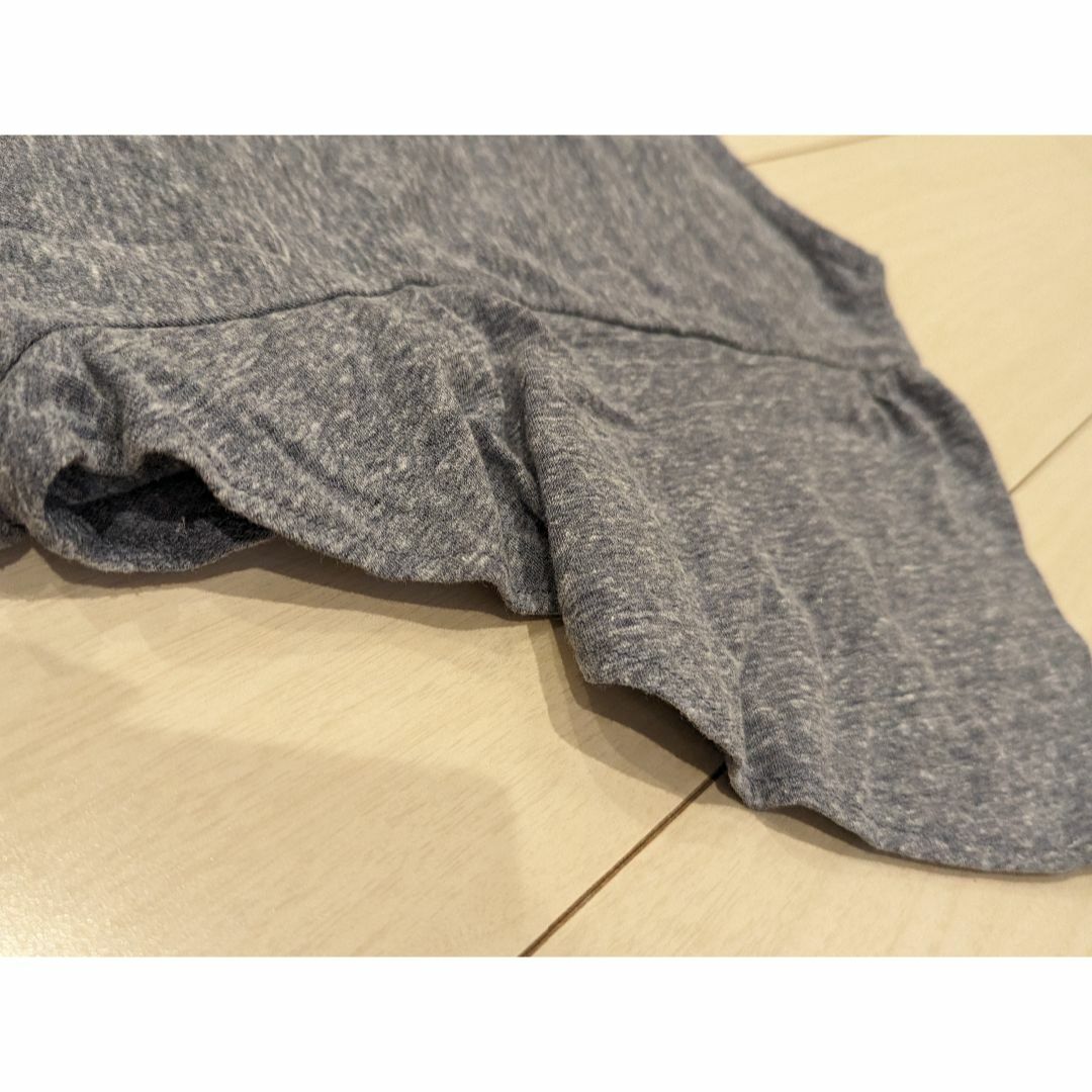 OZOC(オゾック)の⏩【オゾック／OZOC 】袖フレア　グレー　カットソー　Tシャツ　38 レディースのトップス(Tシャツ(半袖/袖なし))の商品写真