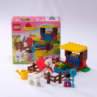 レゴ(Lego)の【極美品・希少】レゴ　デュプロ　10806 　女の子　動物(その他)