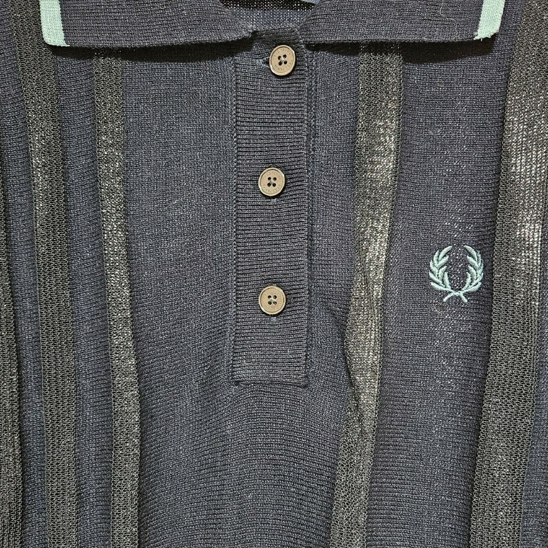 FRED PERRY(フレッドペリー)の完売[FRED PERRY] Ray BEAMS別注 シアーストライプポロシャツ レディースのトップス(ポロシャツ)の商品写真