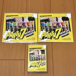 ジェネレーションズ(GENERATIONS)のPARTY7　〜GENEjaNIGHT〜CD2枚・貴重カセットテープ1つ(ポップス/ロック(邦楽))