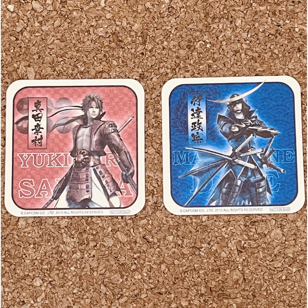 CAPCOM(カプコン)の【戦国BASARA】非売品コースター2枚 エンタメ/ホビーのアニメグッズ(その他)の商品写真