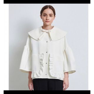 Drawer - yori shirocon ロッシェショートコート 34の通販|ラクマ Drawer - yori shirocon ロッシェショートコート 34の通販|ラクマ