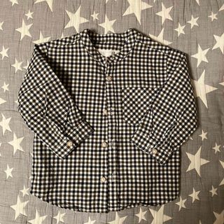 ザラキッズ(ZARA KIDS)の美品!【ZARA】チェックシャツ 80㎝(シャツ/カットソー)