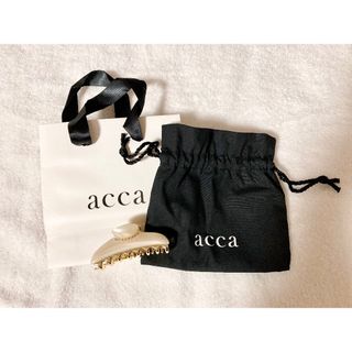 アッカ(acca)のacca ニューコラーナクリップ Mサイズ パールホワイト アッカ(バレッタ/ヘアクリップ)