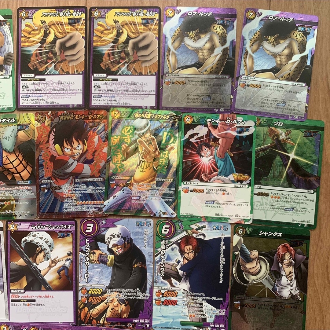 ワンピース ミラクルバトルカードダス 超Ω M SR キラ レア カード セット ワンピース ミラクルバトルカードダス 超Ω M SR キラ レア カード セット